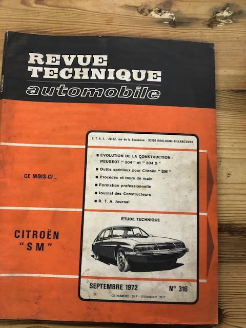 Revue Technique Automobile 316, Citroën SM