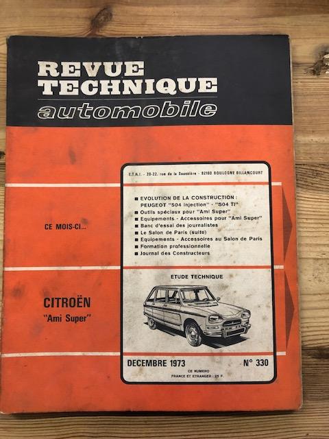 Revue Technique Automobile 330, Citroën Ami Super