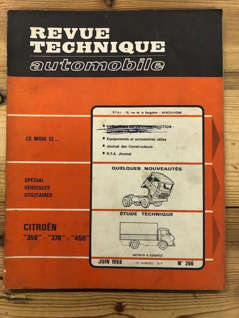 Revue Technique Automobile 266, Spécial Véhicules 