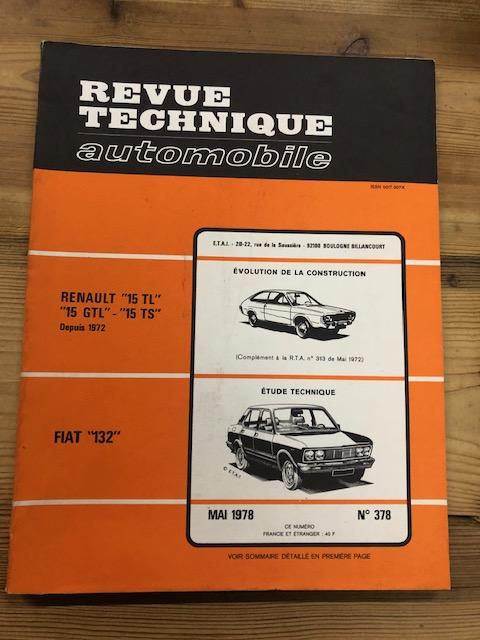 RTA 378 Renault 15, Fiat 132