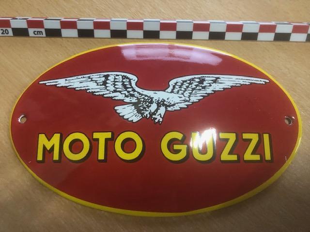 Plaque émaillée Moto Guzzi REPRO