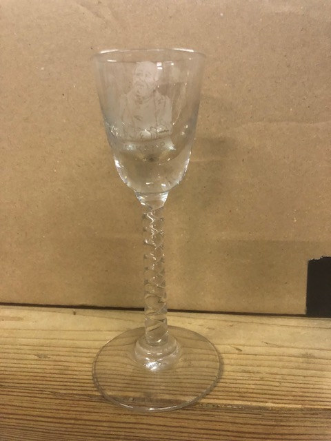 Vintage jeneverglas Hulstkamp