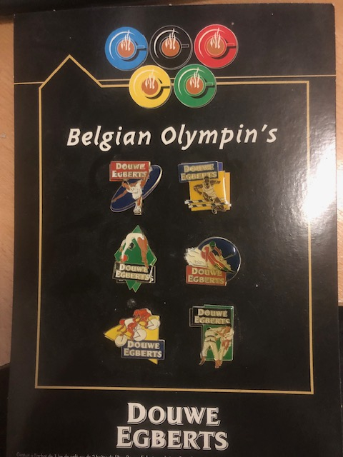 Douwe egberts, Belgian Olympins, 6 pins olympische spelen