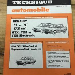 RTA 443 Renault 11 et 9, Fiat 131 Supermirafiori
