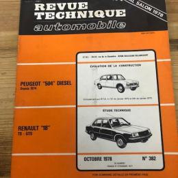 RTA 382 Peugeot 504 Diesel, Renault 18