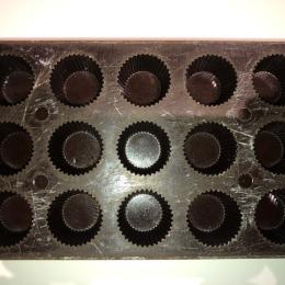 Chocoladevorm bakeliet 15 pralines (20)