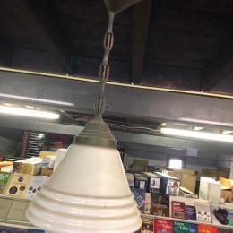 Art deco opaline hanglamp