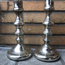 2 chandeliers verre au mercure