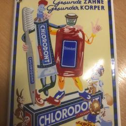 Emaillebord Chlorodont REPRO