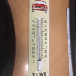 Emaille thermometer Fiat Servizio REPRO