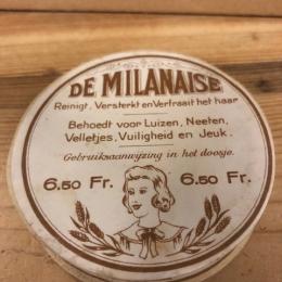 De Milanaise, vieux amballage poudre anti puces
