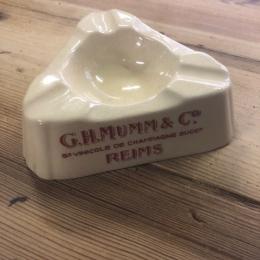 Cendrier porcelaine Cordon Rouge G.H.Mumm & C° Reims
