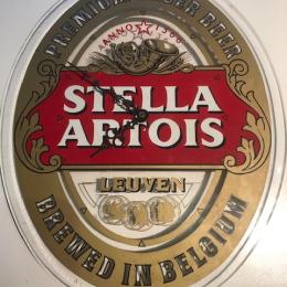 Horloge murale en plexi Stella Artois